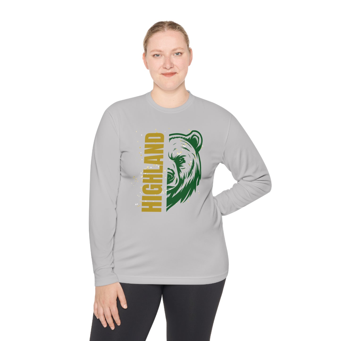 Highland Bears Unisex Lightweight Long Sleeve Moisture-Wicking Tee