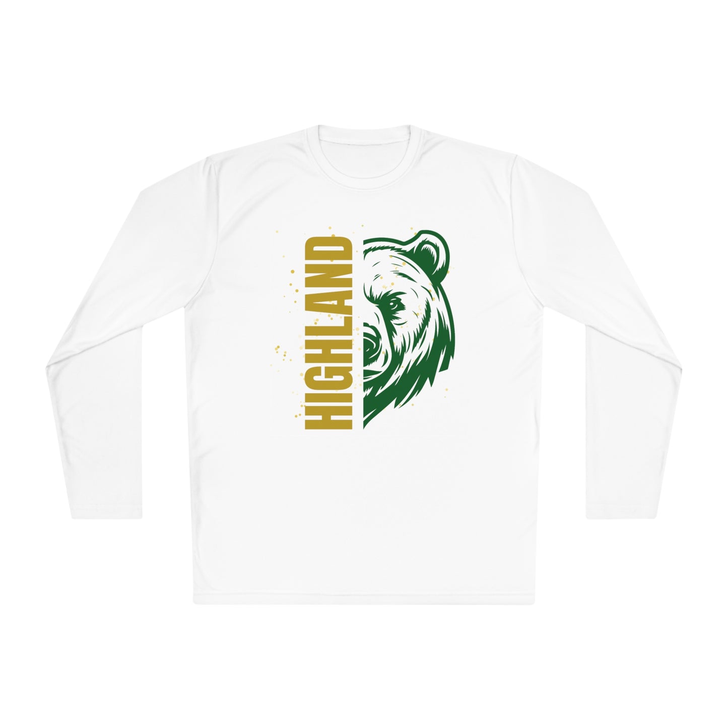 Highland Bears Unisex Lightweight Long Sleeve Moisture-Wicking Tee
